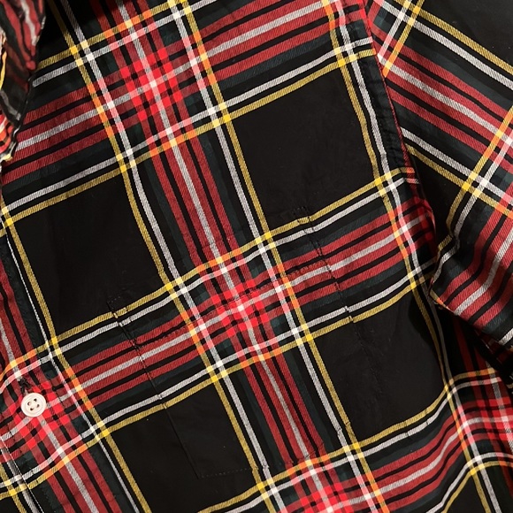 J. CREW CREWCUTS  Relaxed Fit Plaid Button Down L/S Shirt - Picture 3 of 5